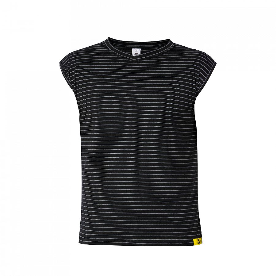 Tričko PXT Antistatic wear černé bez rukávů "V" 160 g/m2, vel. XXXL - Obrázek Tričko PXT Antistatic wear černé bez rukávů "V" 160 g/m2, vel. XXXL - Obrázek